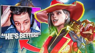 So I locked Ashe against this Twitch Streamer in Overwatch 2... WITH REACTIONS