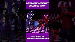 M.X.E.S Literally Security Breach Ruin #securitybreach #fivenightsatfreddys #fnaf #sfm #shorts