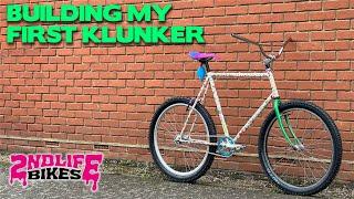 Building My First Klunker- Retro Commuter Bike Build Restoration MTB.