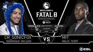 Mortal Kombat X CR_SONICFOX Erron Black vs MIT Scorpion Fatal 8 Grand Final