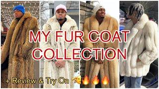 MY FUR COAT COLLECTION  REVIEW + TRY ON HAUL MINK FOX COYOTE