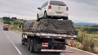 10 Extremely Dangerous TRUCK & CAR Driving Fails  Tragic Overload Truck Fails Truck Idiots Skills