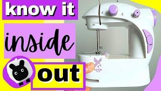 Parts of a Mini Sewing Machine for Beginners - back to the basics - by Ooni Crafts