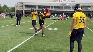 Steelers Sights and Sounds Joey Porter Jr. Mentored by Patrick Peterson Tomlin Hounds the LBs  SN