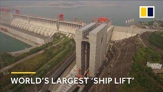 World’s largest ‘ship lift’ in the Three Gorges Dam