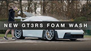 Porsche GT3RS Snow Foam Wash