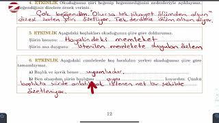 5.sınıf Memleket İsterim etkinlik cevapları