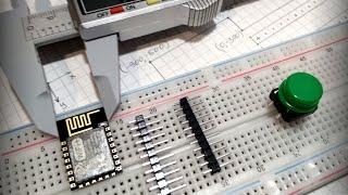 ESP8266 How to design custom ESP-12E PCB. Typical TCP client-server application.