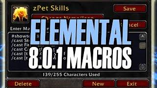 Guide 8.0.1 Macros - Elemental Shaman PvP Guide BFA WoW