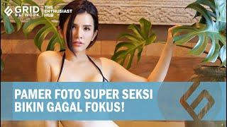 Pamer Tubuh Seksi Cuma Pakai Bikini Tato Terekspos Tampilan Maria Vania Disorot