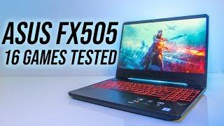 ASUS TUF FX505 Gaming Benchmarks - 16 Games Tested