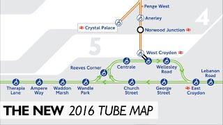 The New 2016 Tube Map