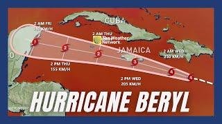 Hurricane Beryl Closing In On Jamacia Track Its Next Move Here