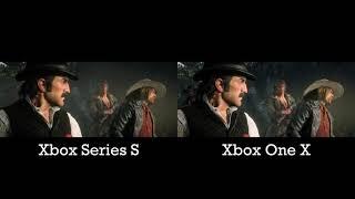 Xbox Series S vs Xbox One X Graphics Comparison - Red Dead Redemption 2