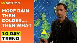 10 Day Trend 25092024 – Rain further flooding likely and then? – Met Office weather forecast UK