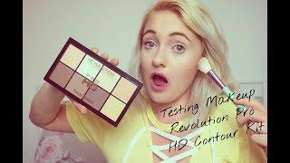 Testing Makeup Revolution Pro HD Contour Palette  Laceys Life