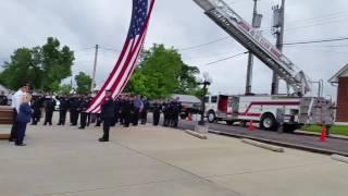 Police officer funeral listen carefully to the last call. St Louis Doves Release Company ️️