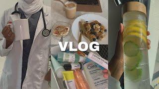 VLOG  330 AM MORNING ROUTINE muslimah medical student skin care Fajr food Anime productive