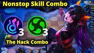 UNLIMITED SKILL SPAM COMBO STRONGEST 3 GOLD HERO  MLBB MAGIC CHESS BEST SYNERGY COMBO TERKUAT 2024