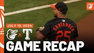 Orioles vs. Rangers Game Recap 71924  MLB Highlights  Baltimore Orioles