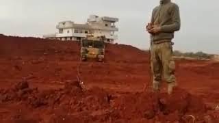 Idlib yok ediliyor.. Bombardıman anları..