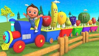 Little Babies Fun Play and Learning Fruits Names for Children  Kids Learning Educational 3D Cartoon