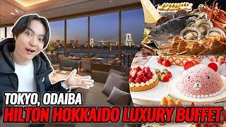 Odaiba Hilton Hokkaido Seafood and Strawberry Luxury Buffet New Spot Immersive Fort Tokyo Ep.473