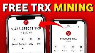 FREE 3000 TRX On Telegram MINER Bot SUPER FAST  Tron Mining site