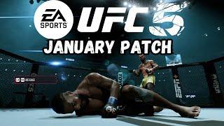 Did The January Patch Fix EA Sports UFC 5?