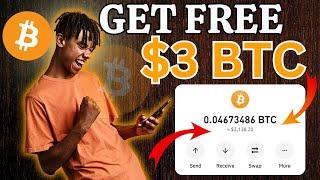 Free $3 Bitcoin Airdrop  Get Free $3 BTC Instantly  No investment