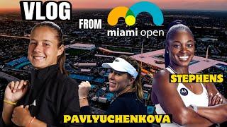 RAIN DELAY WITH SLOANE STEPHENS. KATIE VOLYNETS. ADIDAS EQUIPMENT. MIAMI OPEN WITH PAVLYUCHENKOVA