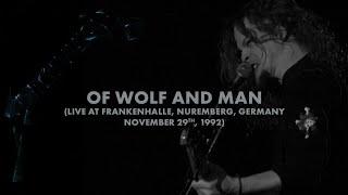 Metallica Of Wolf and Man Nuremberg Germany - November 29 1992