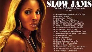 SLOW JAMS LOVE SONGS MIX - R. Kelly Jodeci Joe Keyshia Cole Mary J. Blige - R&B MIX 90S AND 2020