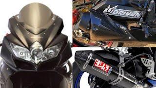 SUZUKI GSXR 750 Exhaust Sound Comparison  M4 GP Series vs YOSHIMURA