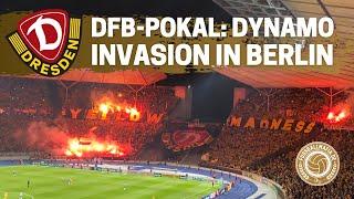 DFB-Pokal Dynamo Dresden YELLOW MADNESS Fan-Invasion in Berlin 30.10.2019