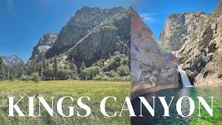 KINGS CANYON NATIONAL PARK in ONE DAY  Grant Grove Zumwalt Meadow  USA road trip & travel vlog