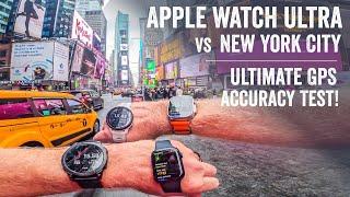 Apple Watch Ultra vs New York City Skyscrapers with Garmin Epix too