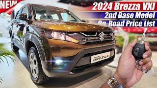 Maruti Suzuki Brezza 2024 VXi 2nd Base Model On Road Price List Mileage Features