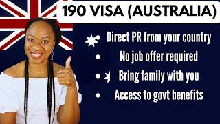 190 Visa - Apply for Australian Permanent Residency direct from your country