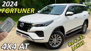 2024 NEW TOYOTA FORTUNER 4X4 AT REVIEW  WHY I CHOOSE FORTUNER ONLY  51 LAKH ONROAD AGRA  FORTUNER