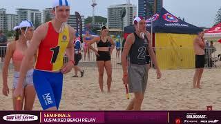 U15 Mixed Beach Relay - 2024 Youth Queensland Surf Lifesaving Championships