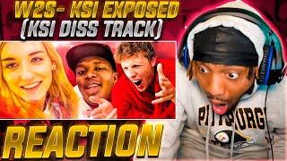 SO BAD HE HAD TO DELETE IT  W2S- KSI EXPOSED KSI DISS TRACK REACTION