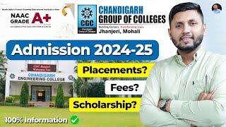 CGC Jhanjeri Admission 2024  CGC Jhanjeri Campus  CGC Jhanjeri Btech CSE  CGC Jhanjeri Review