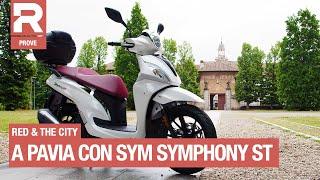 Prova SYM Symphony ST - RED & the City - alla scoperta di Pavia in sella al ruota alta di Taiwan