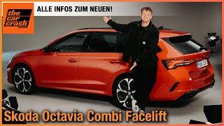 Skoda Octavia Combi Facelift 2024 Alle Infos zum NEUEN Kombi Review  Test  Motoren  Preis