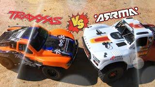Mojave 4s and Slash 3s HEAD TO HEAD.. How do they compare? #rccar #rcbashing