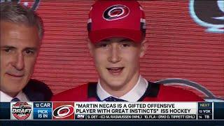 Martin Necas drafted 12th by Hurricanes