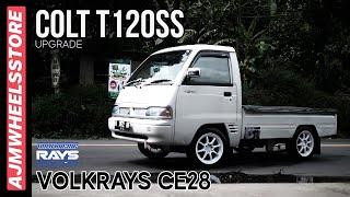 MODIFIKASI PICKUP COLT T120SS VELG VOLKRAYS CE28  AJMWHEELSSTORE