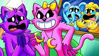 CATNAP HAS an EVIL TWIN SISTER?  SAD STORY Cartoon Animation  Poppy Playtime Chapter 3