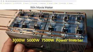 3000W 5000W 7500W BEST POWER INVERTER 12V Battery DIY. Part 1